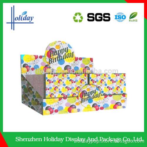 Eco-friendly cardboard counter display for bulb